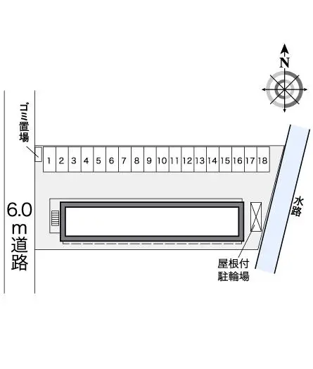 ★手数料０円★浜松市中区野口町　月極駐車場（LP）